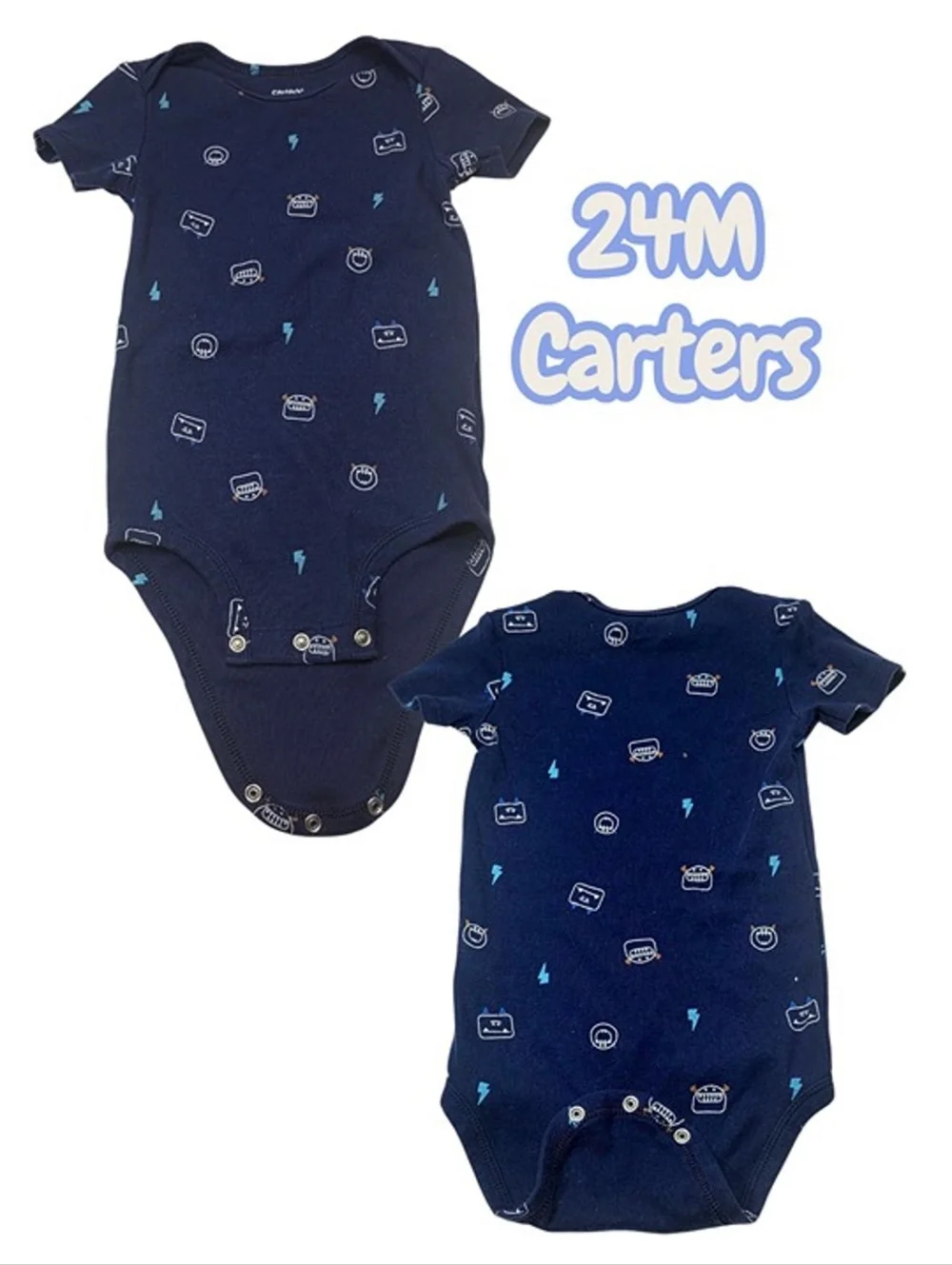 Baby​5-Pc Baby Boy Bundle Short & Long Sleeve Bodysuits Sweater